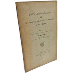 Quid e cournoli disciplina ad scientias "sociologicas" promovendas...
