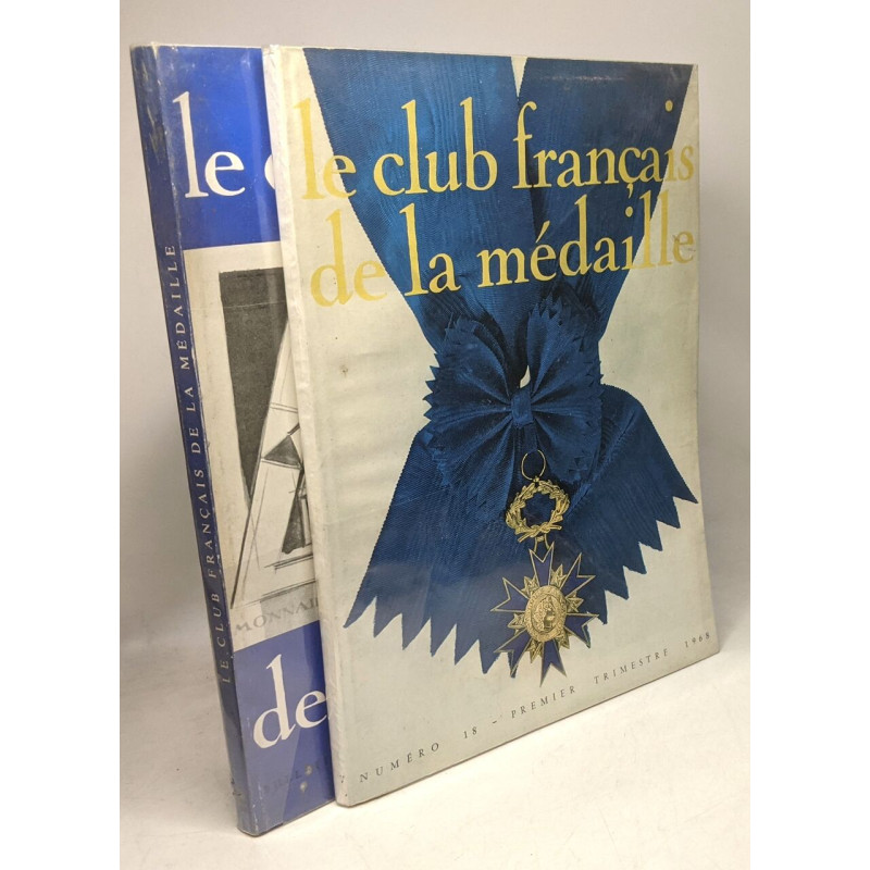 Le Club français de la médaille - N°18 1968 + n°29 1970 --- 2 numéros