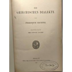 Die griechischen dialekte - Zweiter band Die Westgriechischen...