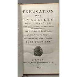Explication des évangiles des dimanches et de quelques-unes des...