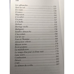 Poésie écrit d'ombre