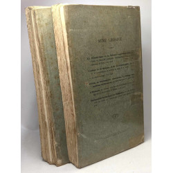Histoire de la philosophie - TOME PREMIER ET SECOND - 2 volumes