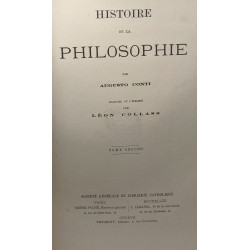 Histoire de la philosophie - TOME PREMIER ET SECOND - 2 volumes