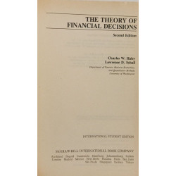 Theory of Financial Decisions