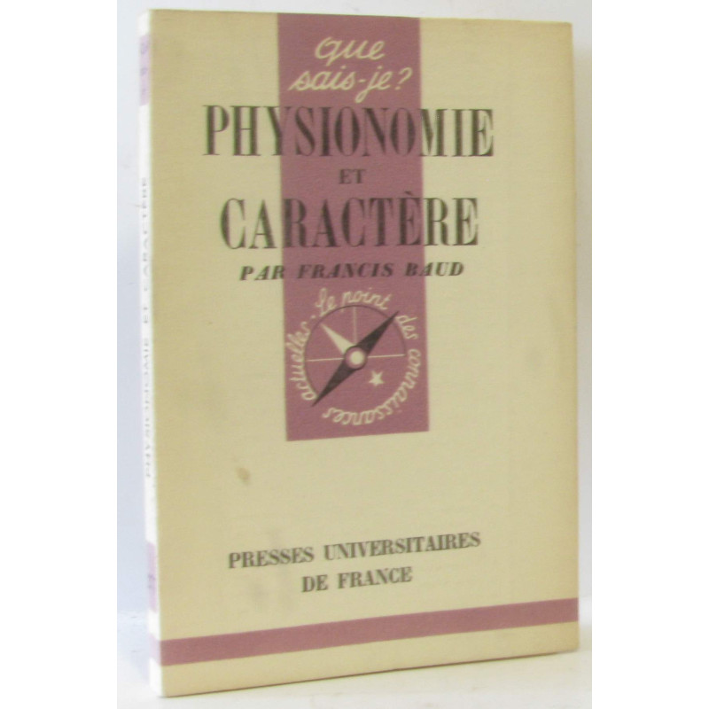 Physionomie et caractère