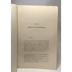 De la quotité disponible - discours prononcé par M. Gendebien...