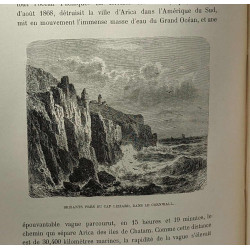La mer et les océans - le globe terrestre - 55 gravures sur bois...