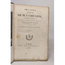 Oeuvres posthumes de M.J. Chénier tome I