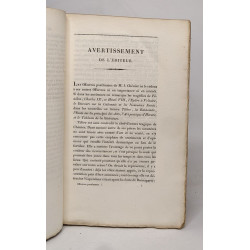 Oeuvres posthumes de M.J. Chénier tome I