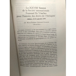 La XXVIIIe Session de la société internationale Fernand Der...
