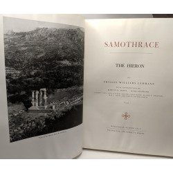 The Hieron TEXT I et 2 + Plates - Samothrace excavations Institute...