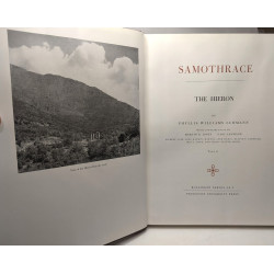 The Hieron TEXT I et 2 + Plates - Samothrace excavations Institute...
