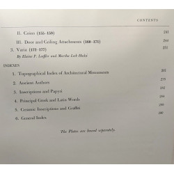 The Hieron TEXT I et 2 + Plates - Samothrace excavations Institute...