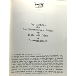 Philips et l'enseignement: équipement des établissements scolaires...