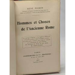 Hommes et Choses de l'Ancienne Rome