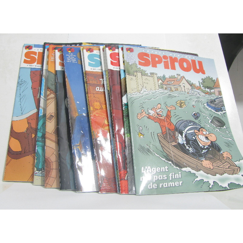 Lot de 15 Spirou -