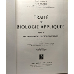 Traité de biologie appliquée - tome III les diagnostics...