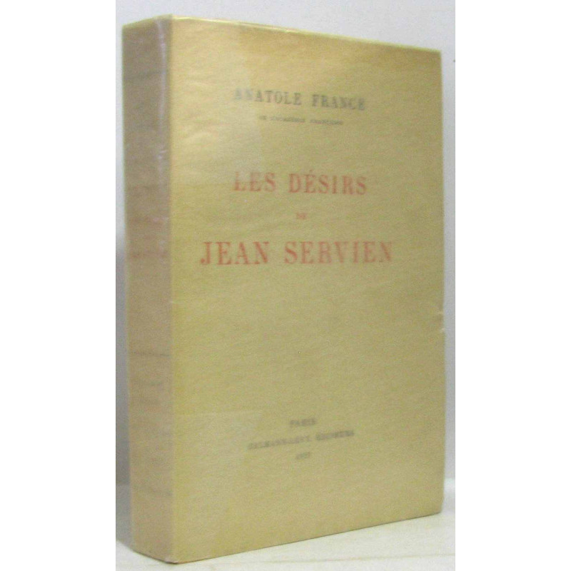 Les désirs de Jean Servien