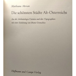 Die schönsten Städte Alte-Österreichs aus der der Archontologia...