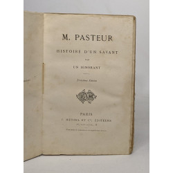 M. pasteur histoire d'un savant par un ignorant