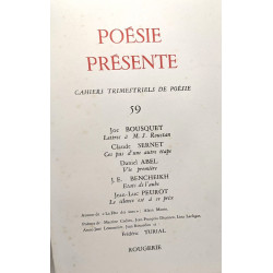 Poésie présente - Cahiers trimestriels de poésie 4 volumes: 47/48...