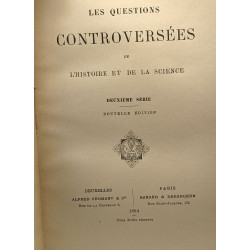 Les questions controversées de l'Histoire et de la Science -...