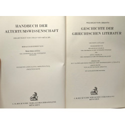 Geschichte der griechischen literatur. Handbuch der...