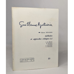 Revue des lettres modernes n°276-279 Guillaume apollinaire -...