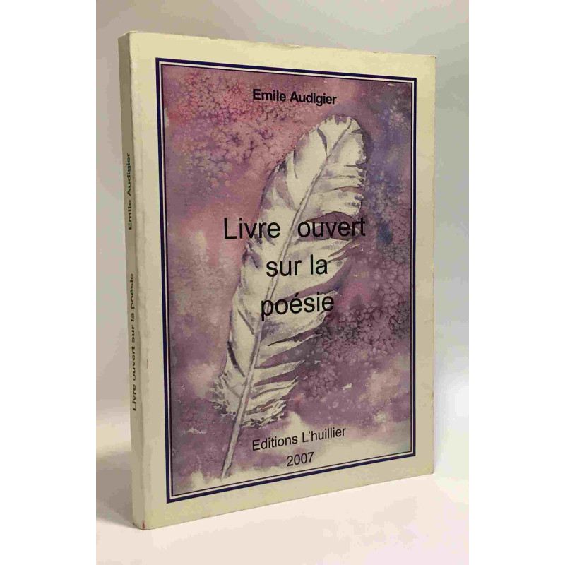 Livre ouvert sur la poésie