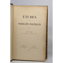 Études et portraits politiques