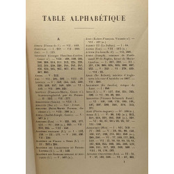 L'Europe et la révolution française - TABLE ALPHABETIQUE - des...