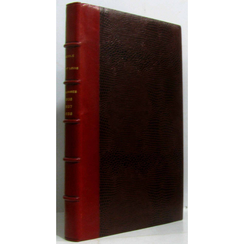 Distribution solennelle des prix école saint louis - 1936-37-38