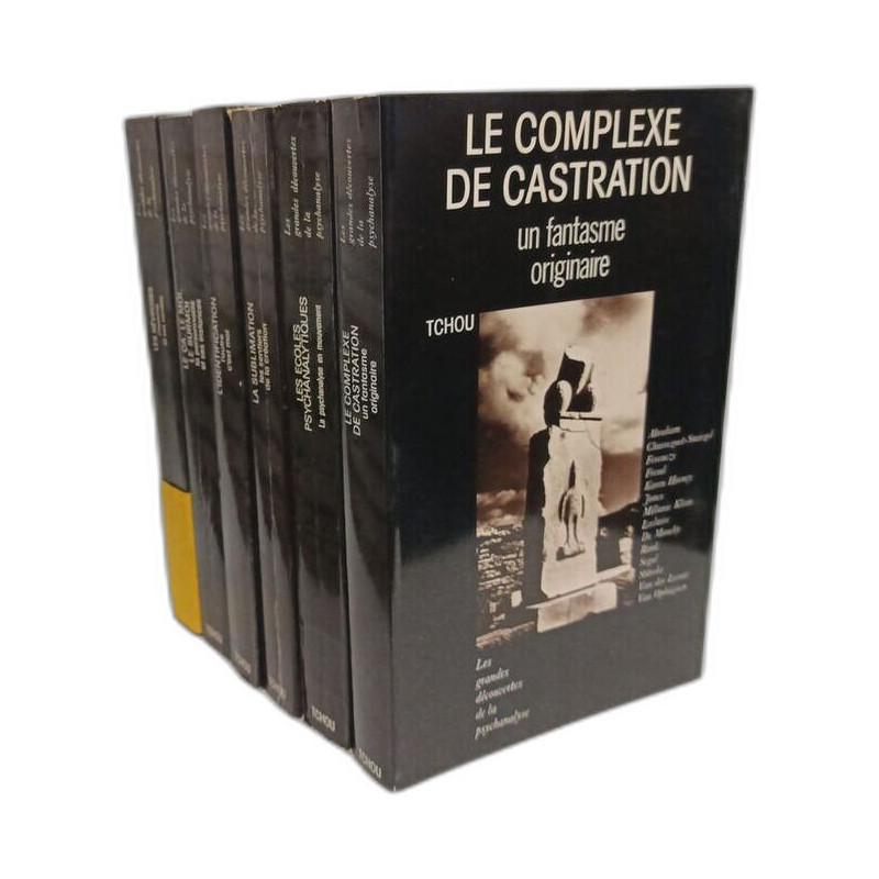 6 livres - Les grandes découvertes de la psychanalyse:...