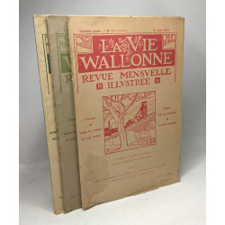 La vie wallone - revue mensuelle illustrée - N°15 août 1931 + N°2...