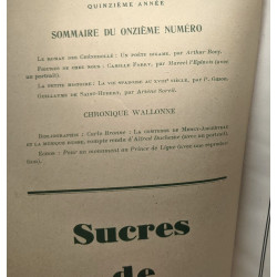 La vie wallone - revue mensuelle illustrée - N°15 août 1931 + N°2...