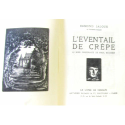 L'escalier d'or + L'éventail de crêpe --- bois originaux de Baudier