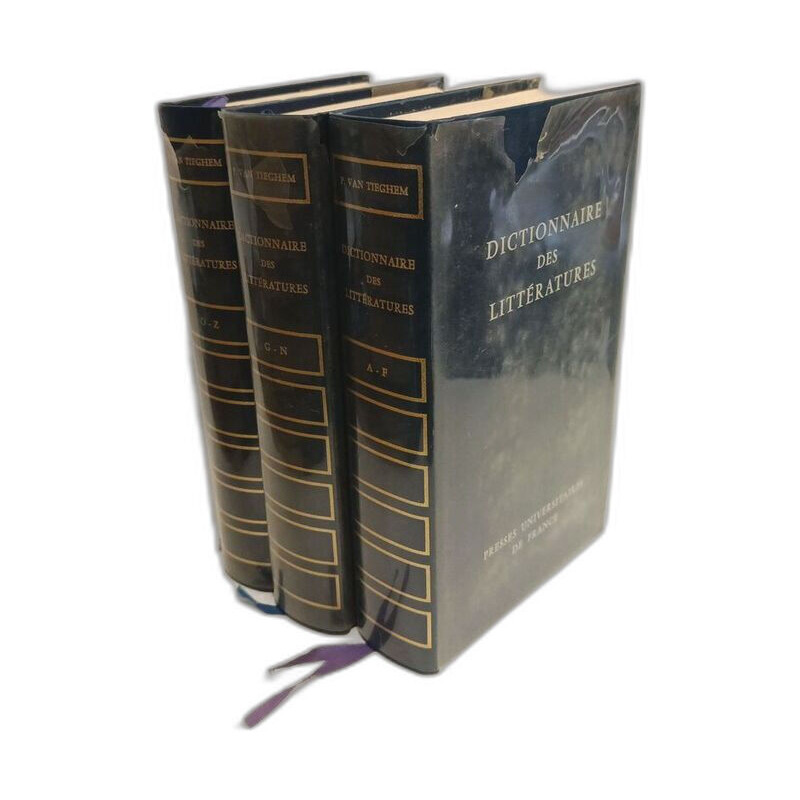 Dictionnaire des littératures en 3 tomes : tome 1 (a-f) + tome 2...