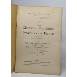 Lot de 2 "Anthologie du Chant Scolaire et Post-scolaire": 4e...