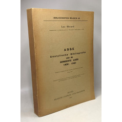 Asse Analytische bibliografie van de gemeente asse 1800-1960 -...