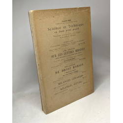 Études sur le droit des obligations - TOME PREMIER