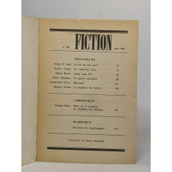 Lot de 2 numéros de "Fiction": n°185 mai 1969 / n°188 aout 1969