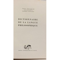 Dictionnaire de la langue philosophique
