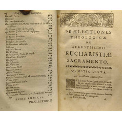 Praelectiones theologicae de augustissimo eucharistiae sacramento...