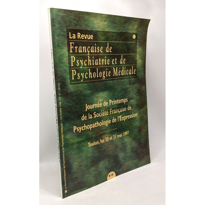 Journée de printemps de la société française de psychopathologie...