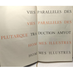 Vies parallèles des hommes illustres - traduction Amyot + livret...