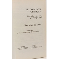 Psychologie clinique 1 2 3 4: Clinique(s) tensions et filiations -...