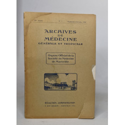 Archives de médecine générale et tropicale - n°5 septembre -...