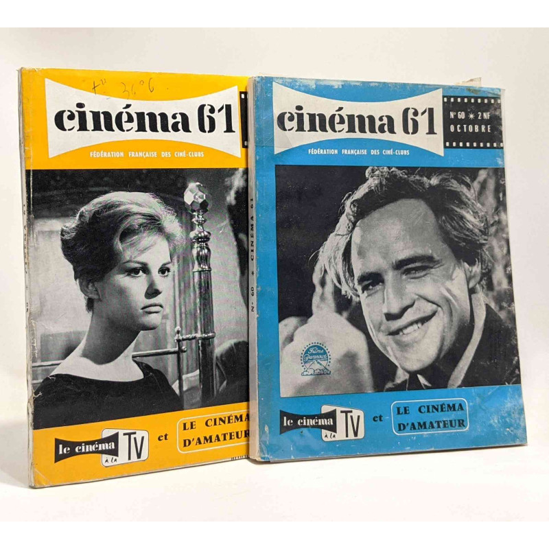 Cinéma 61 ---- n°59 aout sept. + n°60 octobre --- 2 volumes