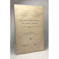 Les syénites métasomatiques du massif de Kirumba - contribution à...