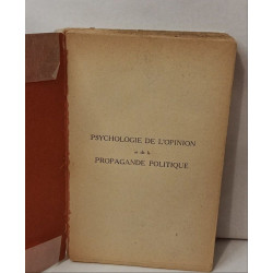 Psychologie de l'opinion et de la propagande politique
